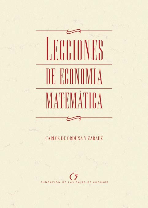 Lecciones de Economía Matemática - Funcas